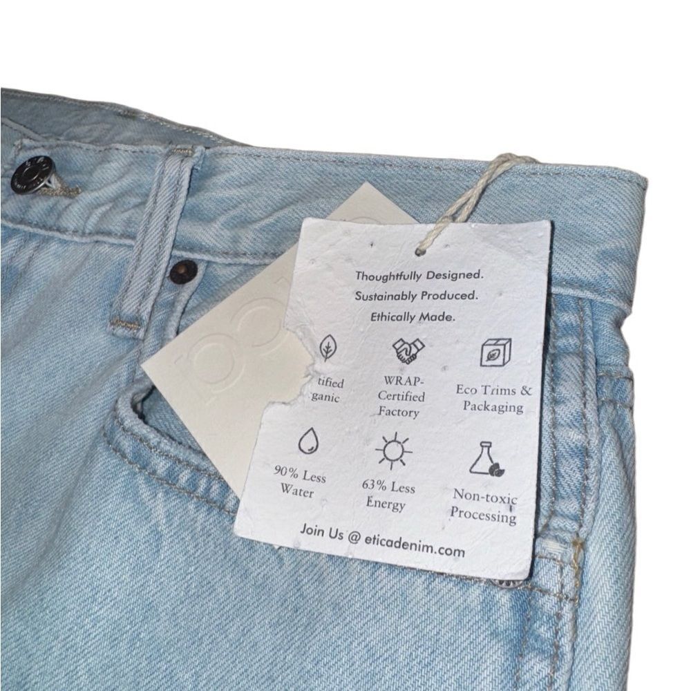 NWT Women's Etica Sasha Modern Flare Denim Jeans In Sea Breeze Size 29 - Picture 8 of 9